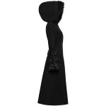 Black 'Karmay' Hooded Coat