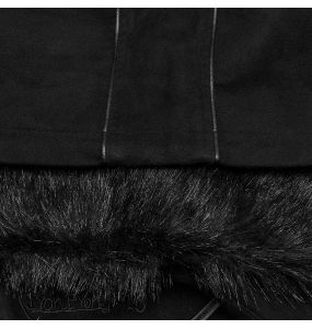 Manteau à Capuche 'Karmay' Noir