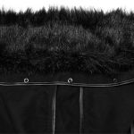 Manteau à Capuche 'Karmay' Noir