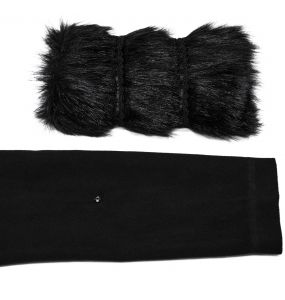 Black 'Karmay' Hooded Coat