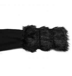 Manteau à Capuche 'Karmay' Noir