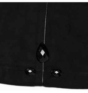 Black 'Karmay' Hooded Coat