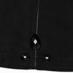 Manteau à Capuche 'Karmay' Noir