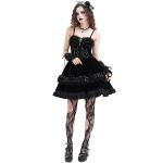 Robe Courte Gothic Lolita 'Amelina' Noire