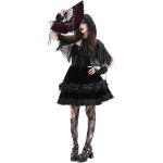 Black 'Amelina' Gothic Lolita Short Dress