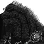 Black 'Amelina' Gothic Lolita Short Dress