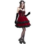Robe Courte Gothic Lolita 'Amelina' Rouge