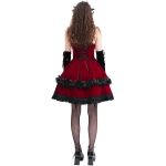 Robe Courte Gothic Lolita 'Amelina' Rouge