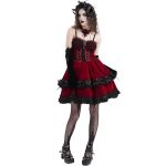 Robe Courte Gothic Lolita 'Amelina' Rouge