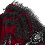 Robe Courte Gothic Lolita 'Amelina' Rouge