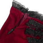 Robe Courte Gothic Lolita 'Amelina' Rouge