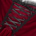 Robe Courte Gothic Lolita 'Amelina' Rouge