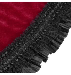 Robe Courte Gothic Lolita 'Amelina' Rouge