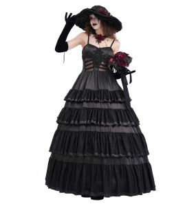 Chapeau Gothique 'Glamour' Noir