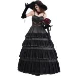 Chapeau Gothique 'Glamour' Noir