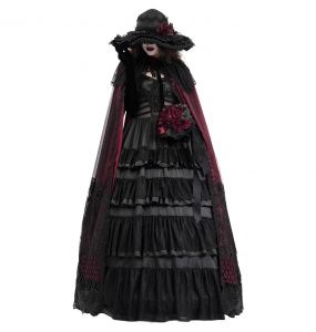 Chapeau Gothique 'Glamour' Noir