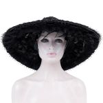 Chapeau Gothique 'Glamour' Noir
