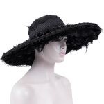 Chapeau Gothique 'Glamour' Noir