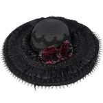 Black 'Glamour' Gothic Hat