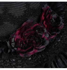 Black 'Glamour' Gothic Hat