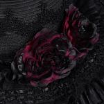 Black 'Glamour' Gothic Hat