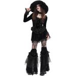 Veste Courte 'Amelie' en Velours Noire et Bordeaux