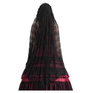Voile en Dentelle 'Darkness' Noir