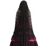 Voile en Dentelle 'Darkness' Noir