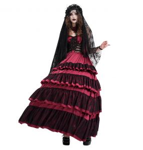 Voile en Dentelle 'Darkness' Noir