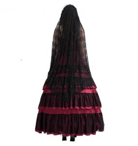 Voile en Dentelle 'Darkness' Noir