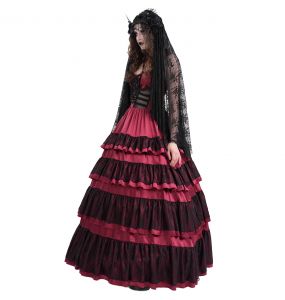 Voile en Dentelle 'Darkness' Noir