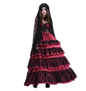 Voile en Dentelle 'Darkness' Noir