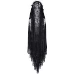 Voile en Dentelle 'Darkness' Noir