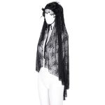Voile en Dentelle 'Darkness' Noir
