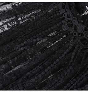 Voile en Dentelle 'Darkness' Noir