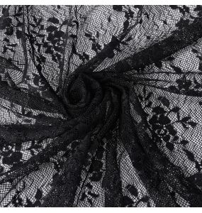 Voile en Dentelle 'Darkness' Noir