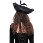 Chapeau Tricorne 'Privateer' Noir