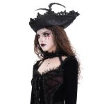 Chapeau Tricorne 'Privateer' Noir
