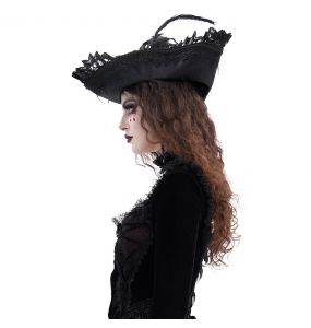 Chapeau Tricorne 'Privateer' Noir