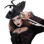 Chapeau Tricorne 'Privateer' Noir