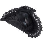 Chapeau Tricorne 'Privateer' Noir