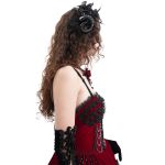 Bandeau 'Horns and Roses' Noir