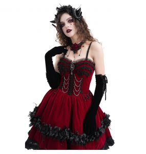 Bandeau 'Horns and Roses' Noir