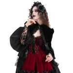 Bandeau 'Horns and Roses' Noir