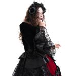 Bandeau 'Horns and Roses' Noir
