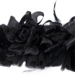 Bandeau 'Horns and Roses' Noir