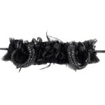 Bandeau 'Horns and Roses' Noir
