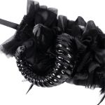 Bandeau 'Horns and Roses' Noir