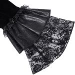 Black Lace and Velvet 'Amelina' Jacket