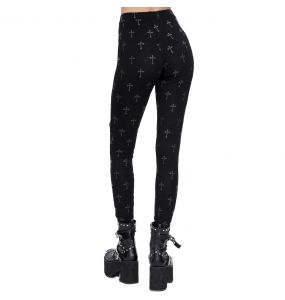 Leggings 'Penta Crosses' Noir